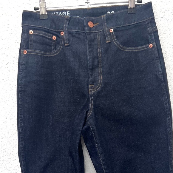 J. Crew High Rise vintage straight legs Blue Jeans 29 - Picture 6 of 8
